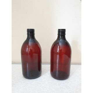 BOTOL SCARLETT 300ML PUMP / BOTOL SABUN CAIR PLASTIK / BOTOL 300ML AMBER OVAL