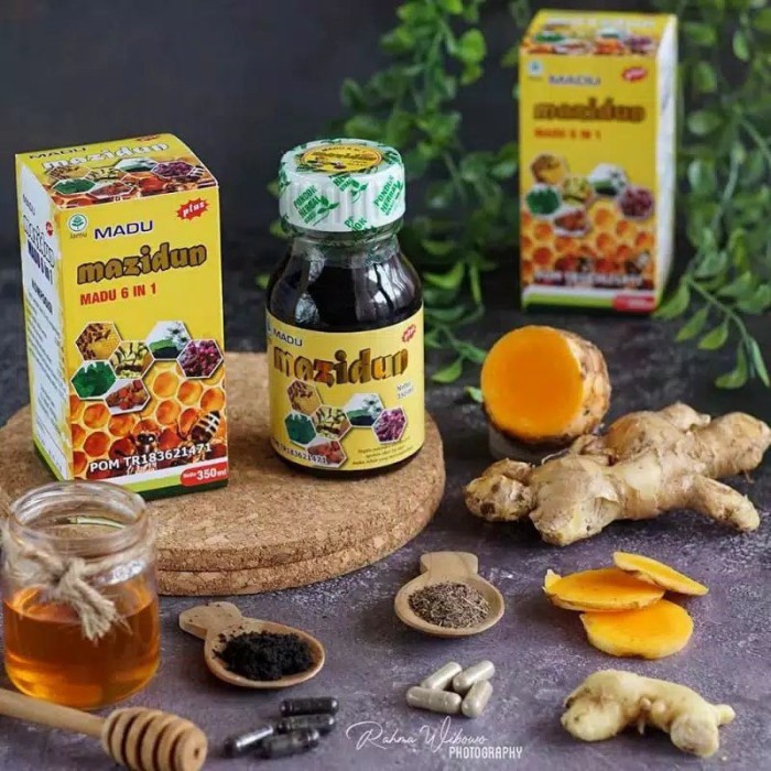 

Madu Mazidun Qusthul Hindi 6in1 350 ml | Mengatasi Sariawan Flu Batuk Demam | Menormalkan Kolestrol Asam urat