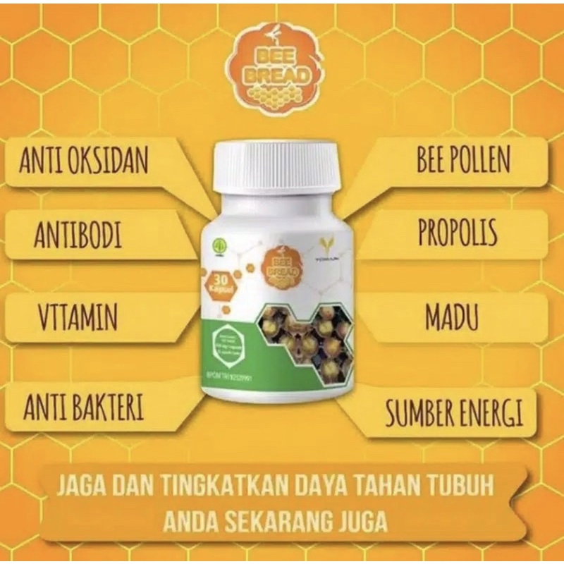 

Bee Bread YOMARI madu asli dalam kapsul