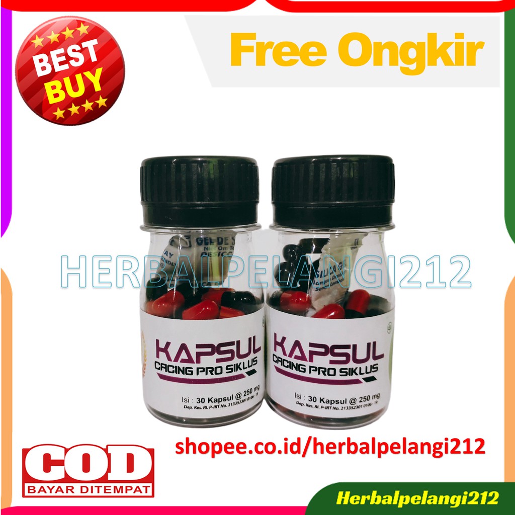 KAPSUL CACING BIOSYAFA PROBIOTIK SIKLUS