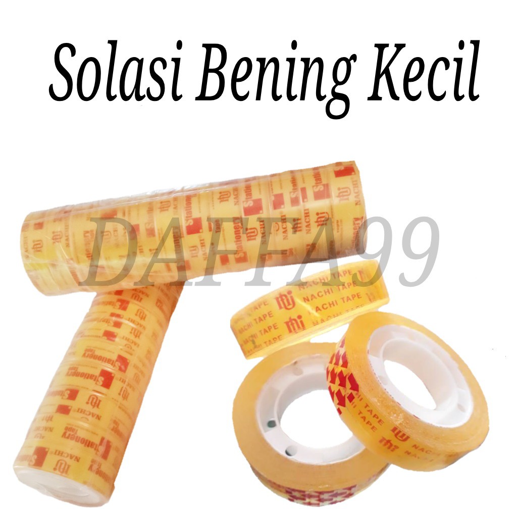 Lakban / Solatip / Selotip / Isolasi bening nachi kecil tebal