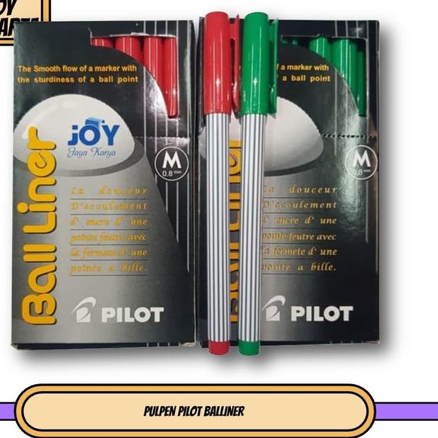 

➤ PULPEN PILOT BALLINER / Merah / Hijau / Pena - Hitam ™