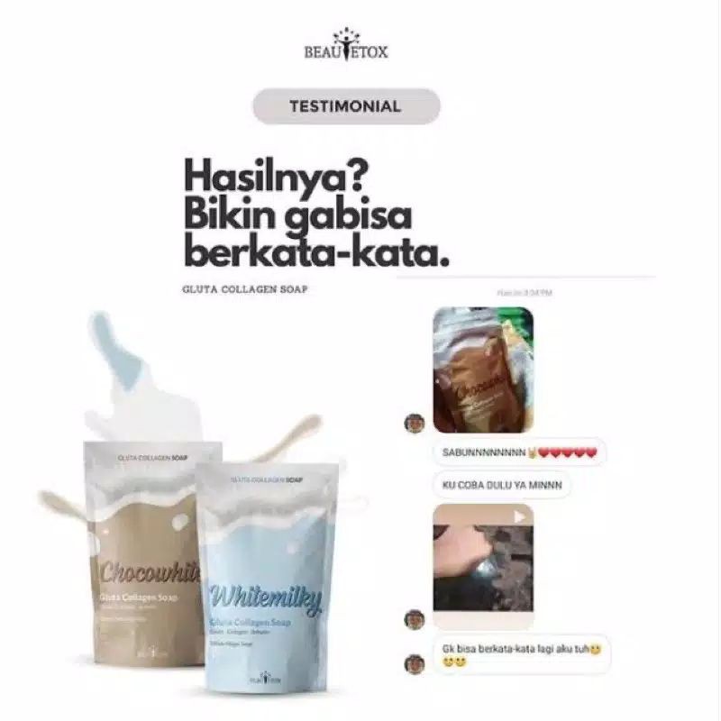 gluta colagen soap sabun pemutih beautetox BPOM