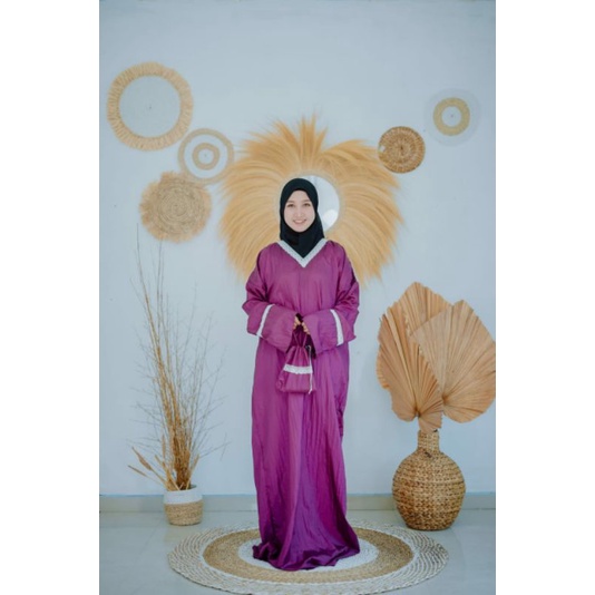 Abaya parasut _ARUMI_