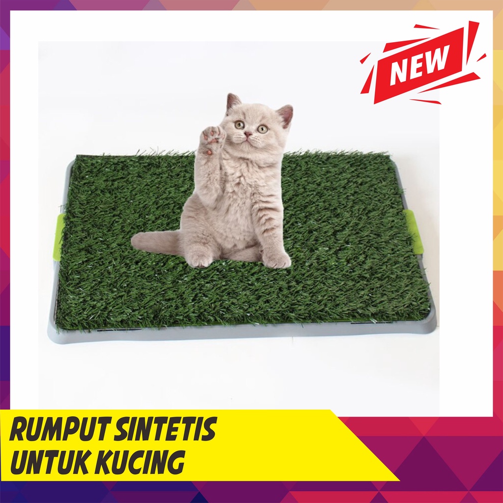 Rumput Sintetis Meteran Untuk Kucing , Karpet Rumput Sintetis 1x1, Rumput Sintetis Untuk Kucing , Ru