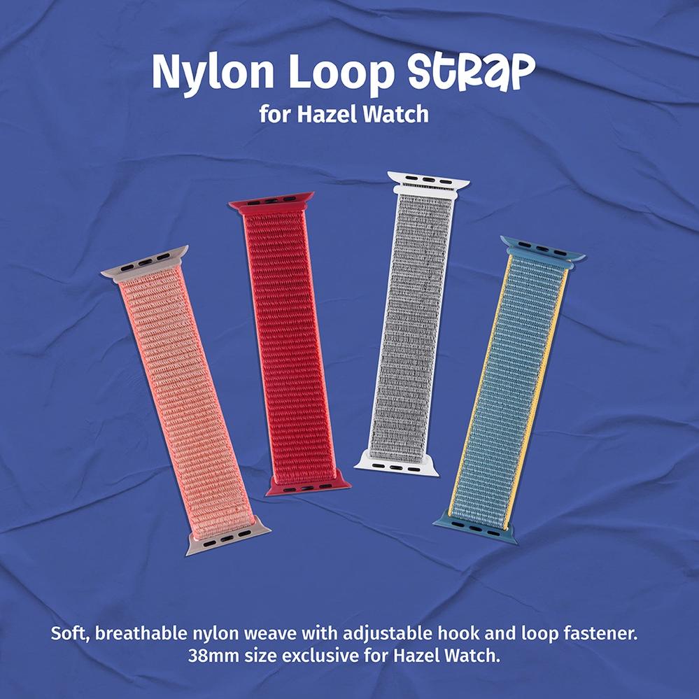 "BEJ. 976517" Nylon Loop Strap Paddy Hazel Watch