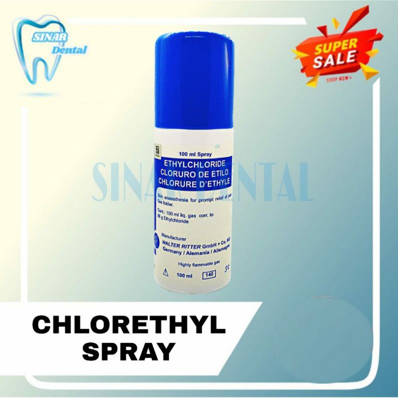 CHLORETIL CHLOR KLOR ETIL CHLORETYL CHLOR ETYL ETHYLCHLORIDE ETHYL CHOLORIDE KLORETIL CE SPRAY 100ML
