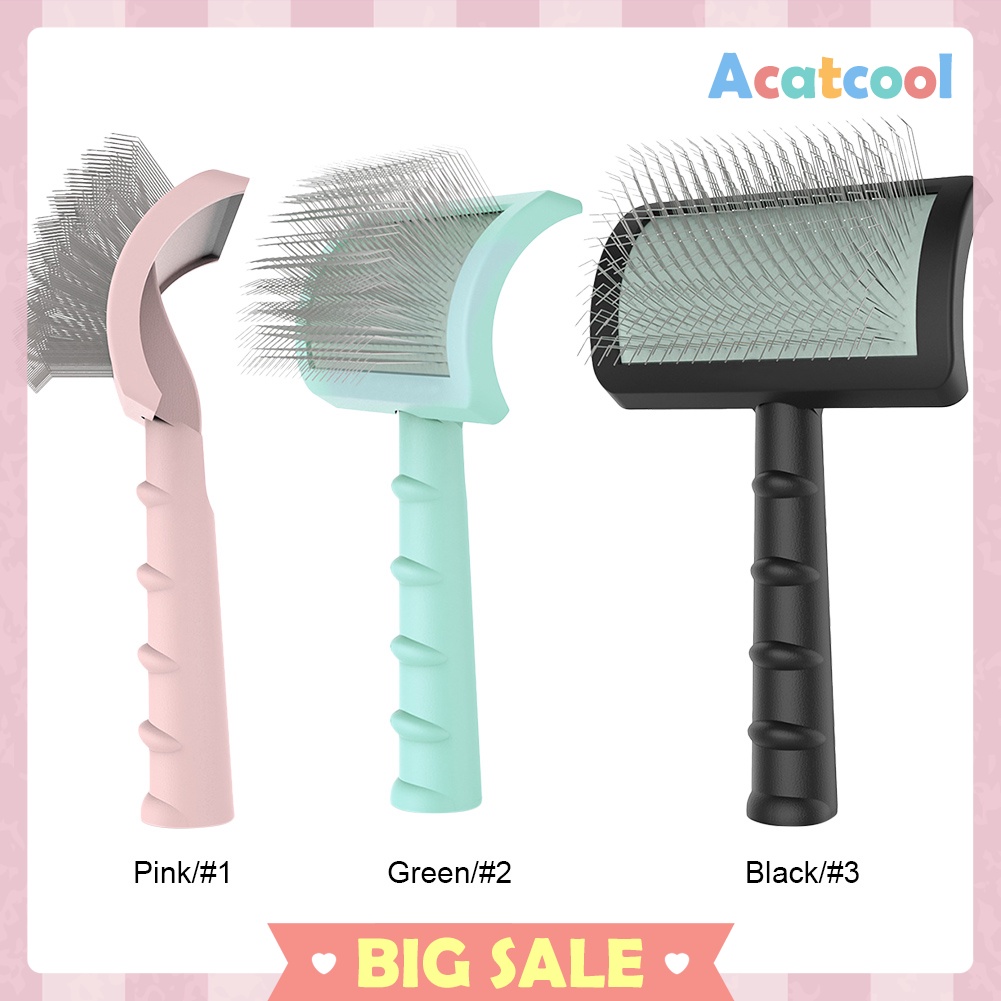 Pet Grooming Comb Shedding Needle Brush Dog Cat Loose Undercoat Dematting