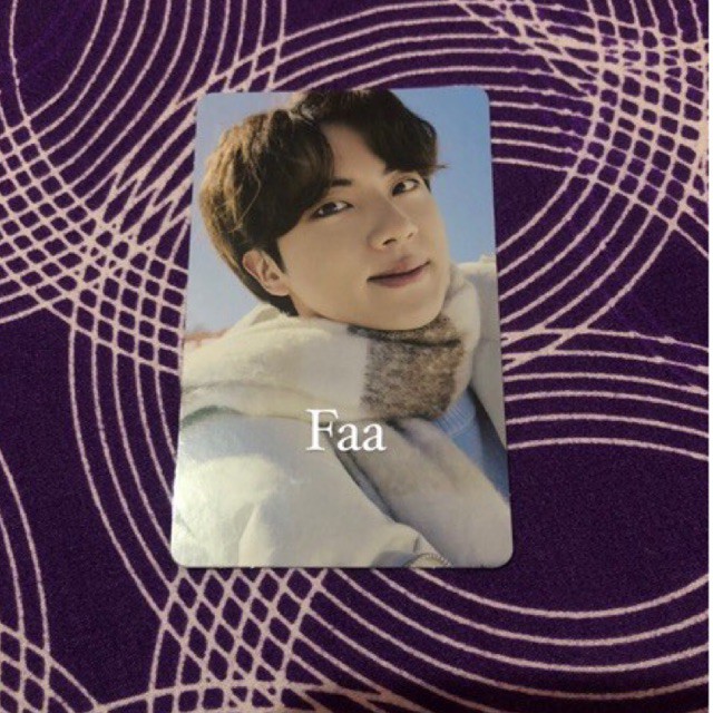 [BOOKED] BTS WINTER PACKAGE 2021 WINPACK JIN PHOTOCARD PC OFFICIAL JUNGKOOK TAEHYUNG JIMIN