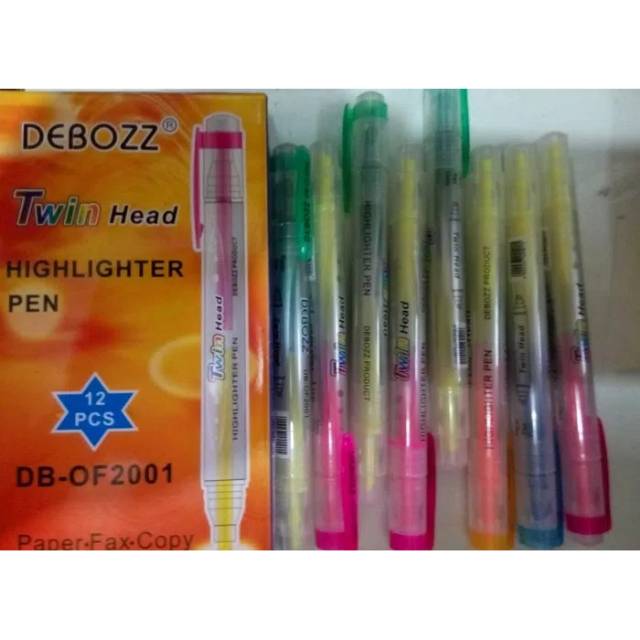 

Highligter /stabilo twin head 2 sisi debozz
