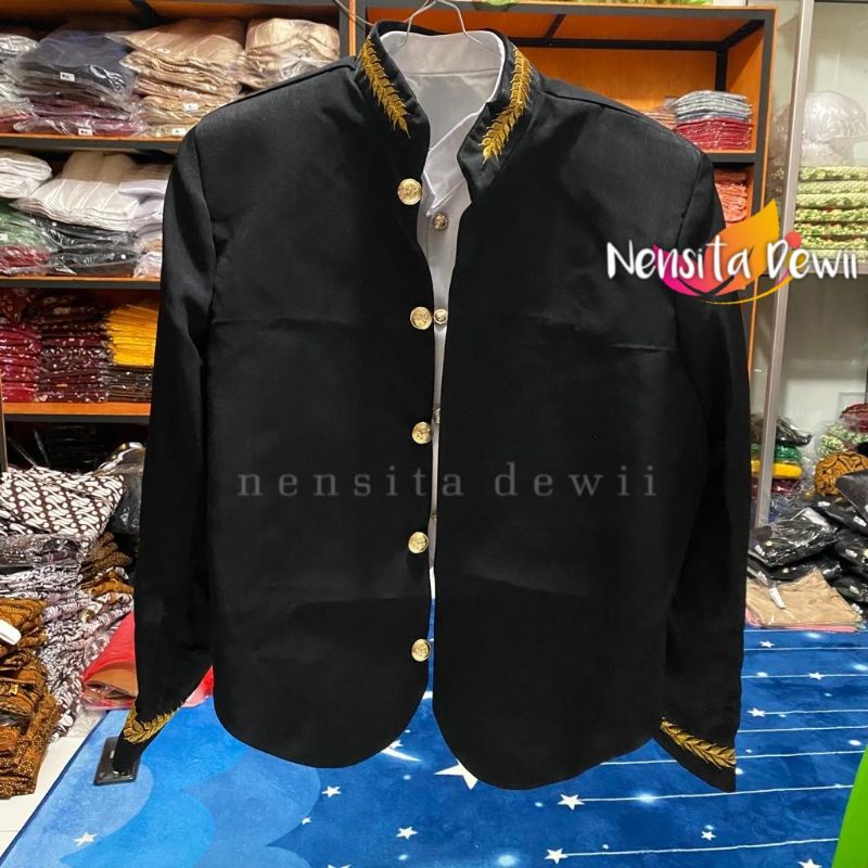 Beskap Jawa / Hewes Pres (Bahu Tegak) - Polos dan Bordir