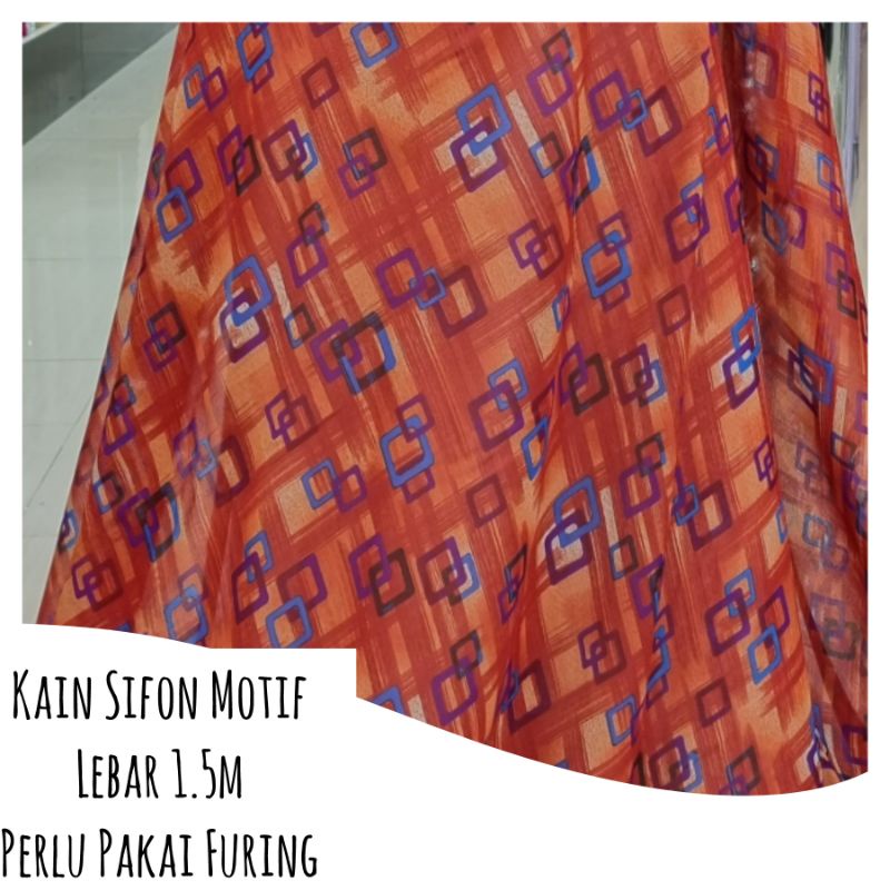 Sifon Silky Motif Halus