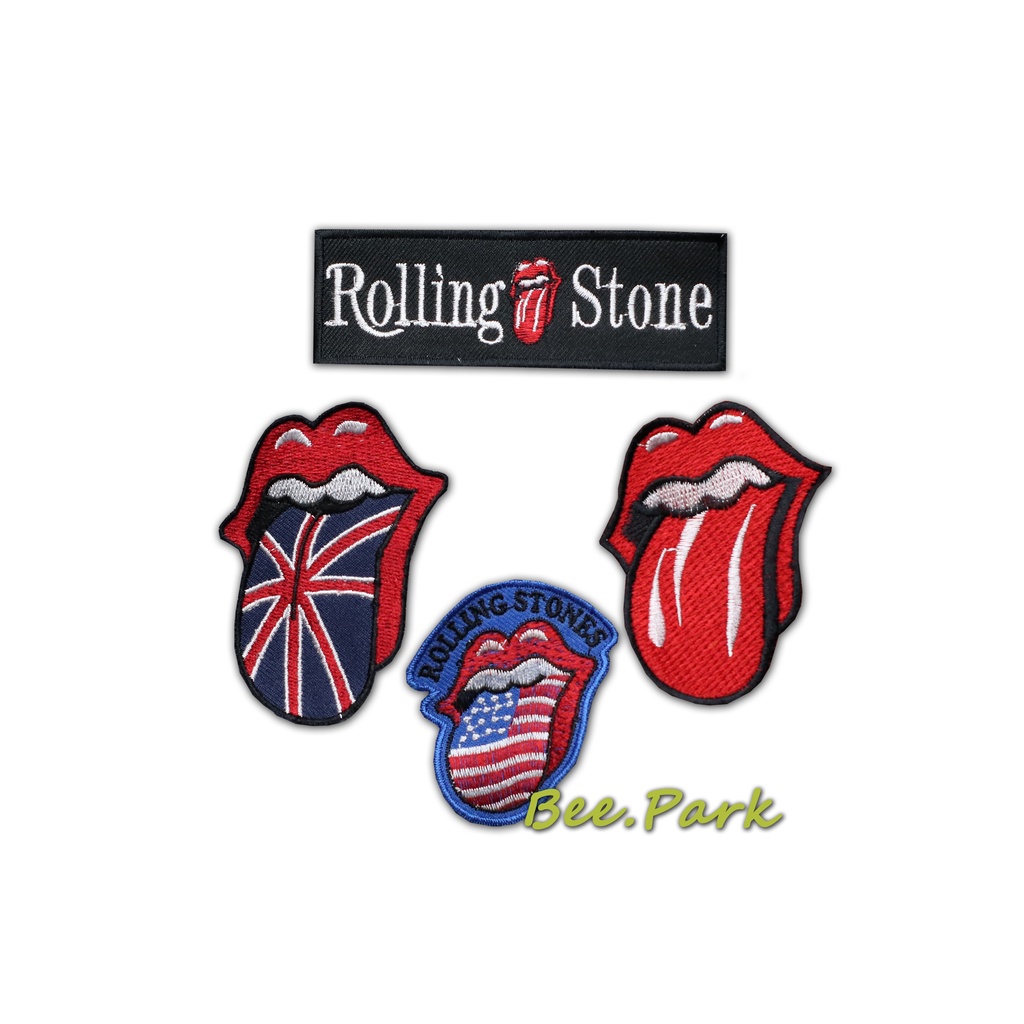 Patch Emblem Bordir Patch Rolling Stone Aksesoris