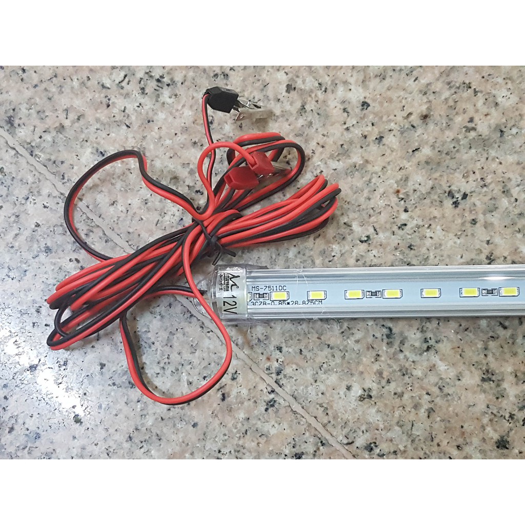 MITSUYAMA MS-7511 lampu led DC 12v T5 30cm 21LED SMD cahaya putih