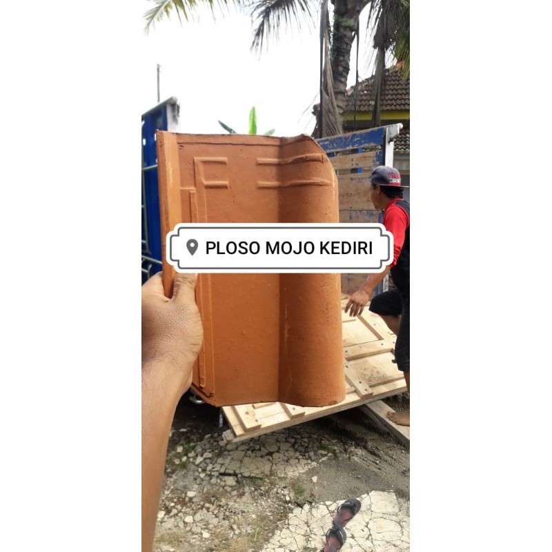 Genteng press Pegon nglayur trenggalek