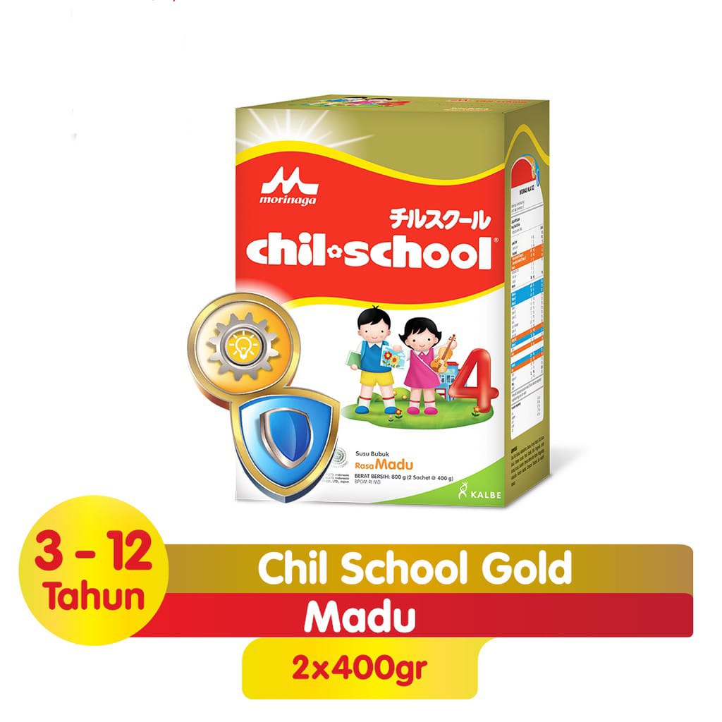 CHIL SCHOOL GOLD MADU 800GR ( PROMO GUNTING TUTUP KEMAAN )