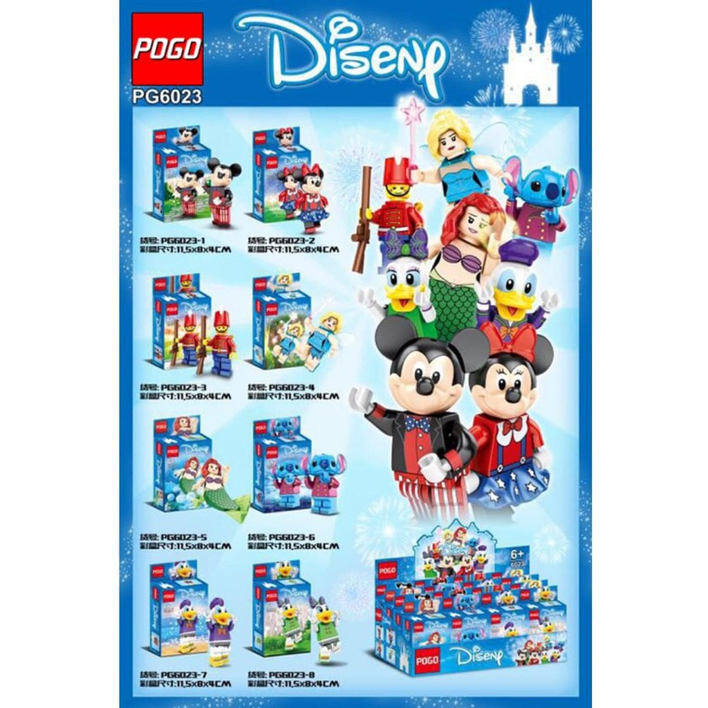 Lego Disney Mini Figure Merk POGO 6023