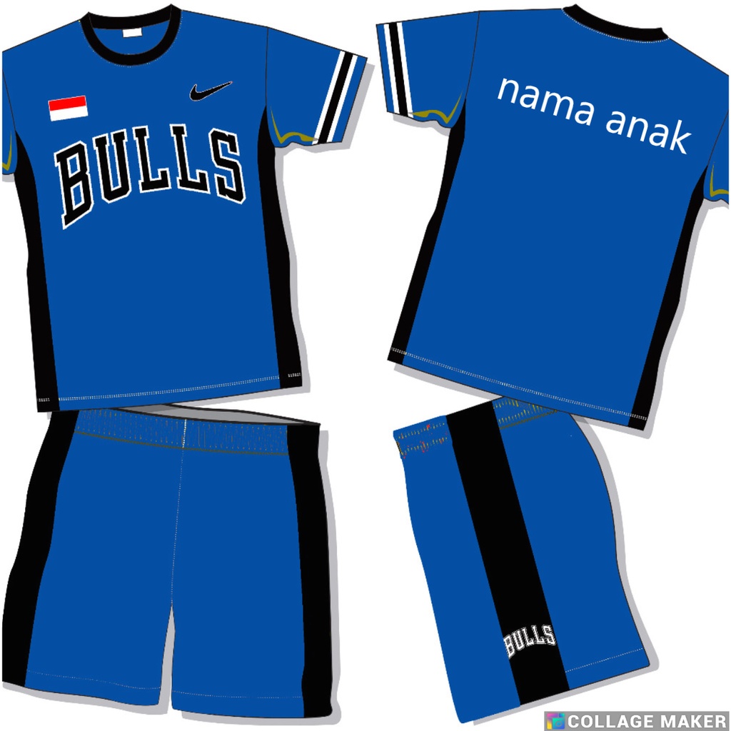 SIZE JUMBO SETELAN ANAK JUMBO 10-13 TAHUN BAJU BASKET THE SHOT SIZE 2-13THN