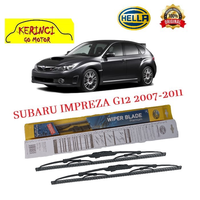 WIPER SUBARU IMPREZA G12 2007-2011 HELLA PREMIUM 24&quot; &amp; 16&quot; SEPASANG