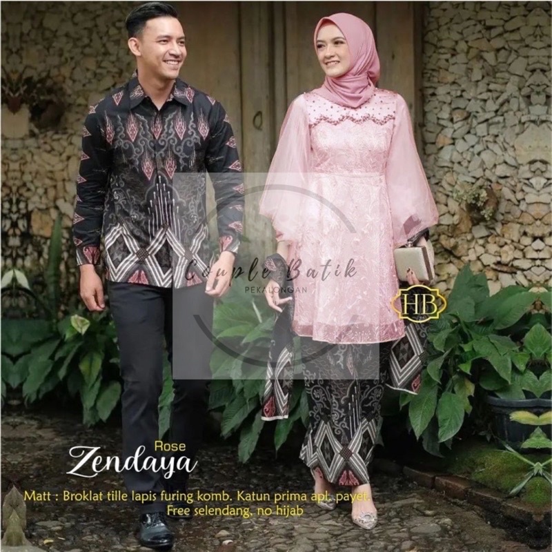 SET COUPLE LUNA TUNIK ROSE