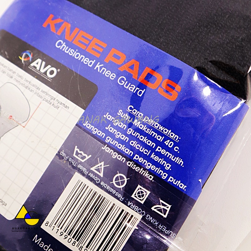 Knee Pads AVO Chusioned Knee Guard Anakgawang