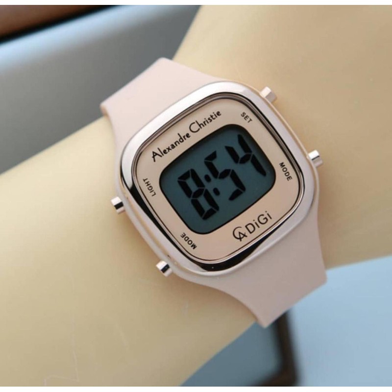 JAM TANGAN ALEXANDRE CHRISTIE AC 9336 WANITA!! MURAH MERIAH GARANSI RESMI!-PEACH
