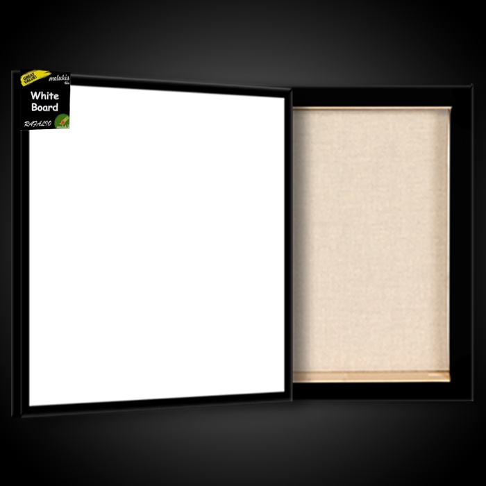 

White Board Melamin Papan Tulis Putih By Ravalio 70x90 cm