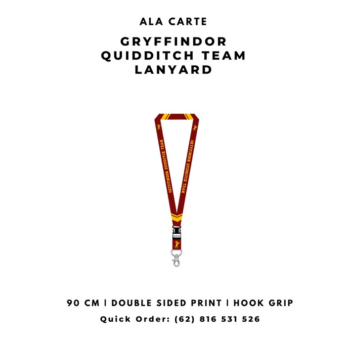 

Sale Lanyard Gryffindor Quidditch Team (Harry Potter) Terbatas