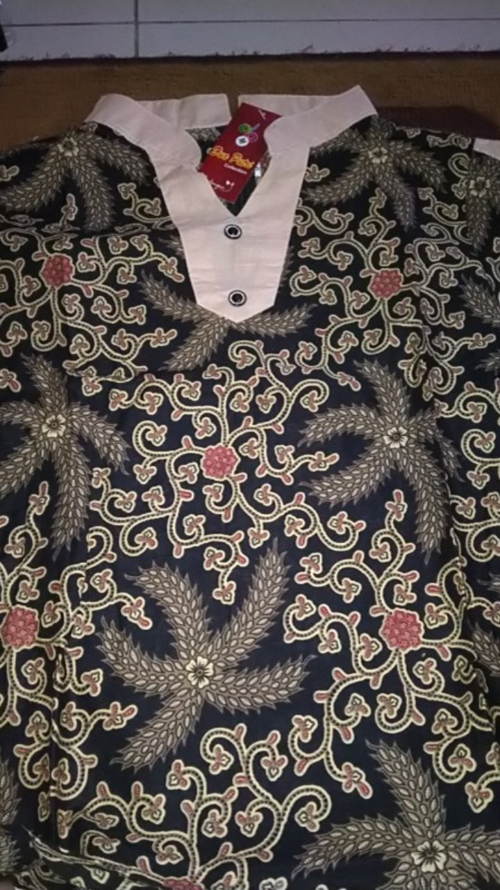 Batik Dolby Dolbi Dobby Doby Tenun Sutra Tulis Katun Atbm Baron Atasan Batik Wanita Sogan Srg308