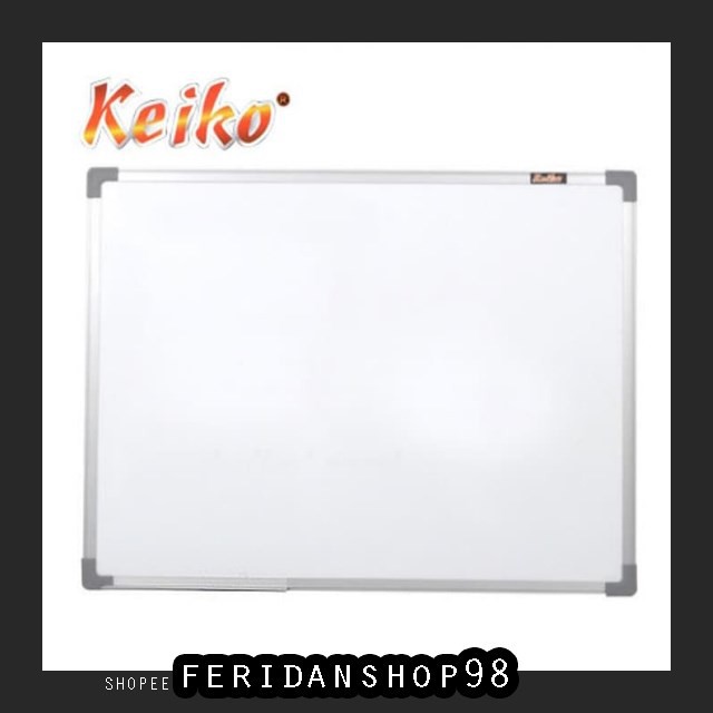 

FS1227 PAPAN TULIS & TEMPEL WHITEBOARD GANTUNG KEIKO ATK MAGNETIC 20 X 30 BY FERIDANSHOP98