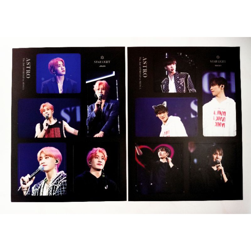 ASTRO - THE 2ND ASTROAD TO SEOUL (STARLIGHT) JINJIN / ROCKY STICKER + POSTER