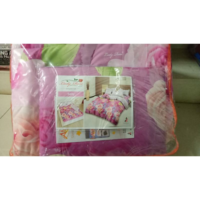 bed cover lady rose ukur 180×200 rumbai