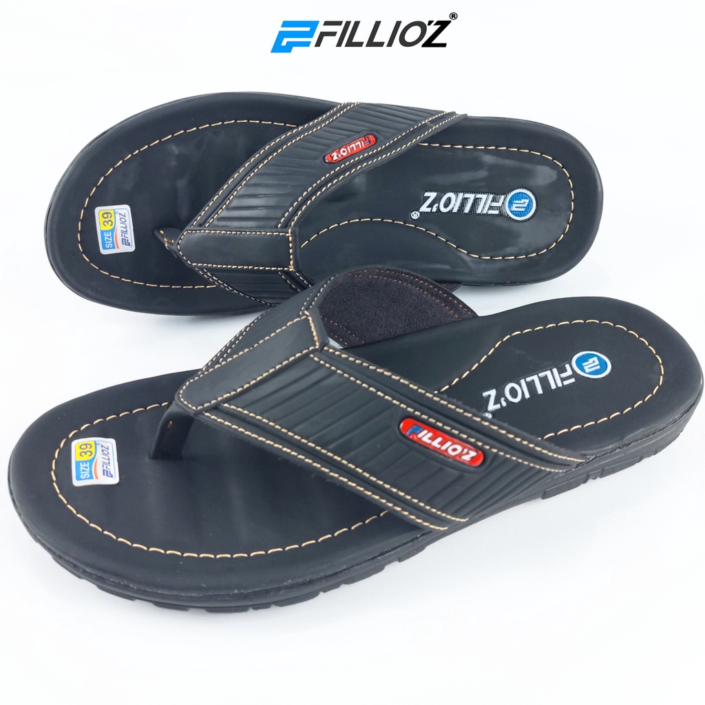 Fillioz JOHN Sandal Pria Kekinian Bahan Kulit Anti Slip Original New