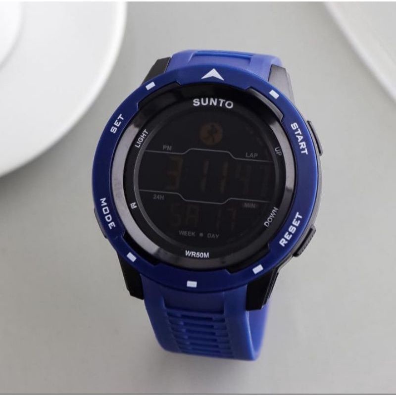 DUAAAR COD 0VIRALL JAM TANGAN PRIA SUNTO VIRAL147 DIGITAL WATCH 100% WATER