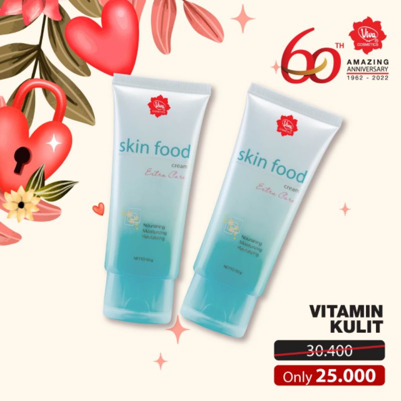 Paket 2 Skin Food Cream Extra Care Viva