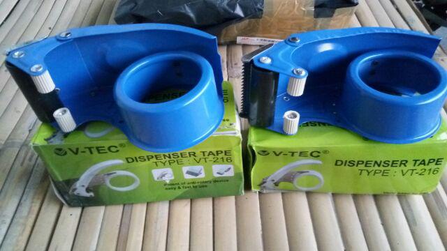 Dispenser Cutter Pemotong Lakban Lack Band - Anti Kusut - Bahan Logam