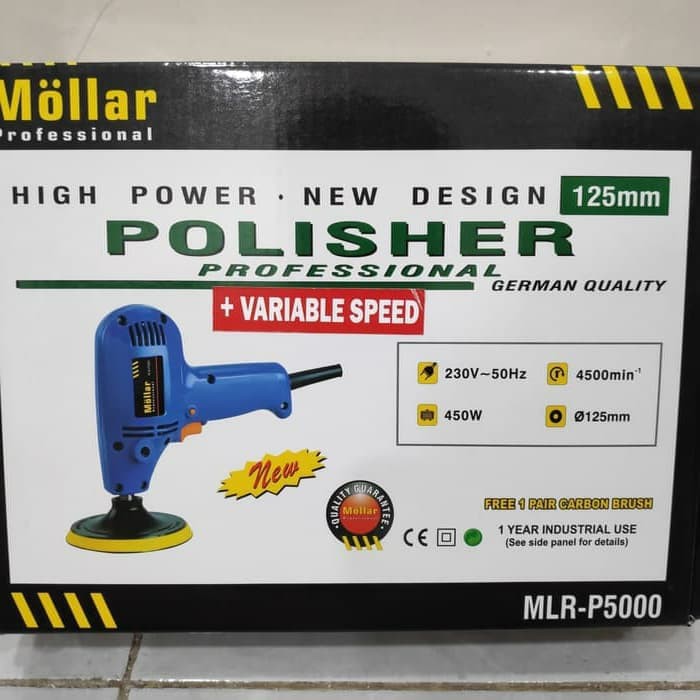 Polisher Mesin Poles Mobil Mollar With Variable Speed