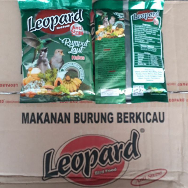 Pakan Burung; Leopard Hijau Halus(Rumput Laut) Bird food