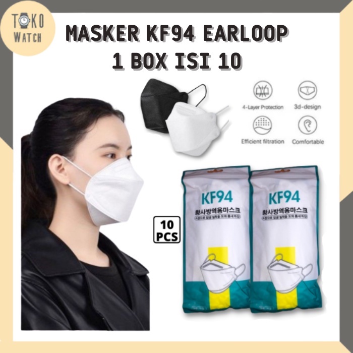 Masker KF94 4Ply Earloop Protective Mask TW