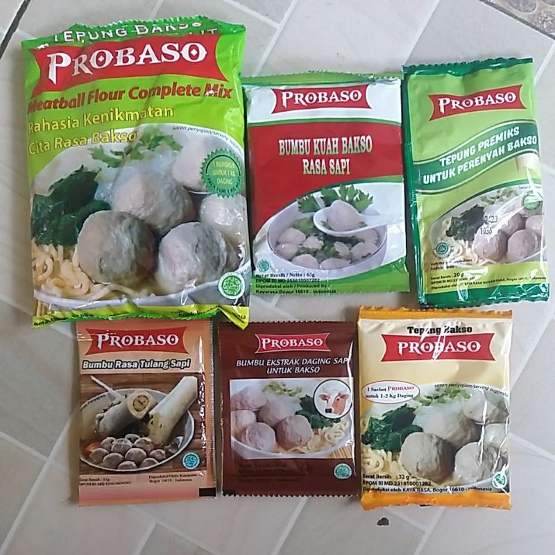 Jual Tepung Premiks Probaso Adonan Bakso 1 Paket Indonesia Shopee Indonesia