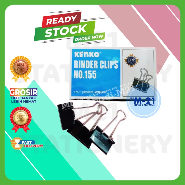 

BINDER CLIP KENKO 155