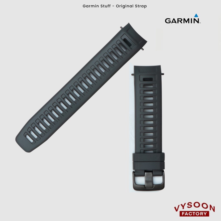 Strap Rubber Tali &quot;Karet&quot; Jam Smartwatch Garmin Instinct - Gray