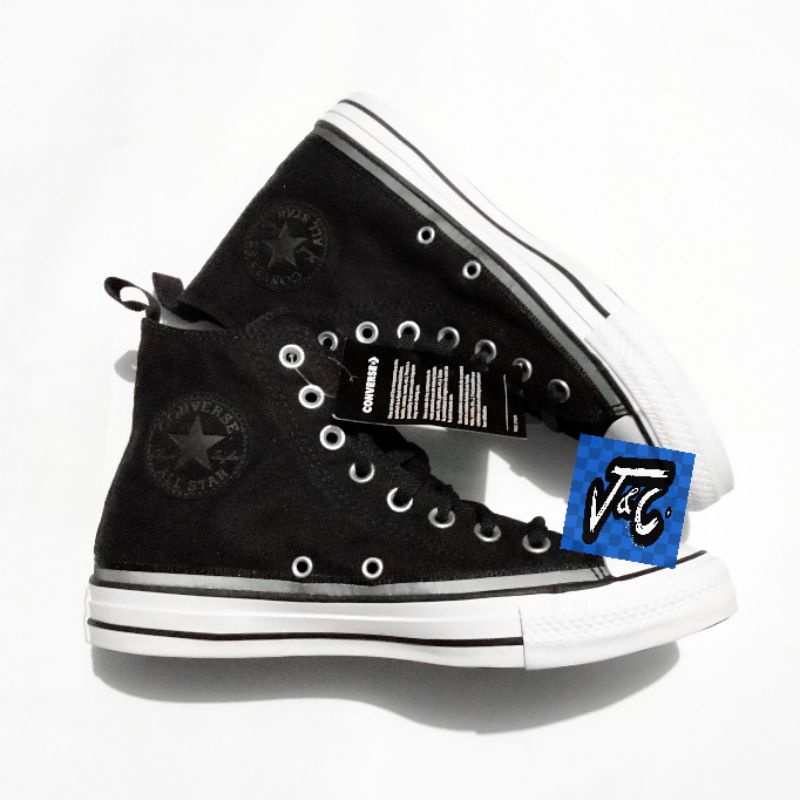 Sepatu Converse Chuck Taylor All Star Workwear Reflective Strip Black
