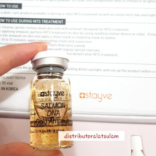 ❁ stayve salmon DNA gold ampoule booster serum bb glow ☃