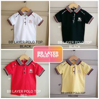 BB LAYER KAOS POLO ANAK COWOK KOREA IMPORT BAHAN TEBAL PREMIUM