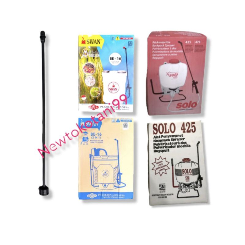 Stik swan BE16 stik swan plastik pipa semprot tangki swan hitam sprayer manual SWAN stik plastik dra