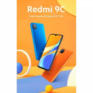 HP XIAOMI REDMI 9C RAM 4/64 GB GARANSI RESMI ..LAYAR BESAR