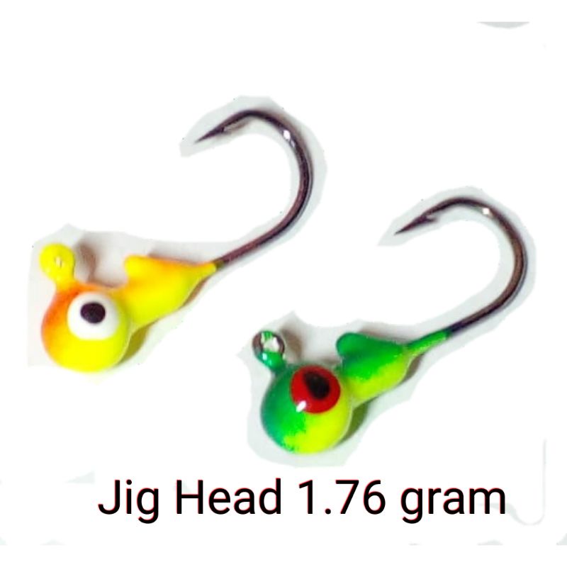 Jig Head 1.76 gram Kail Pancing Soft Lure Casting Ultra light