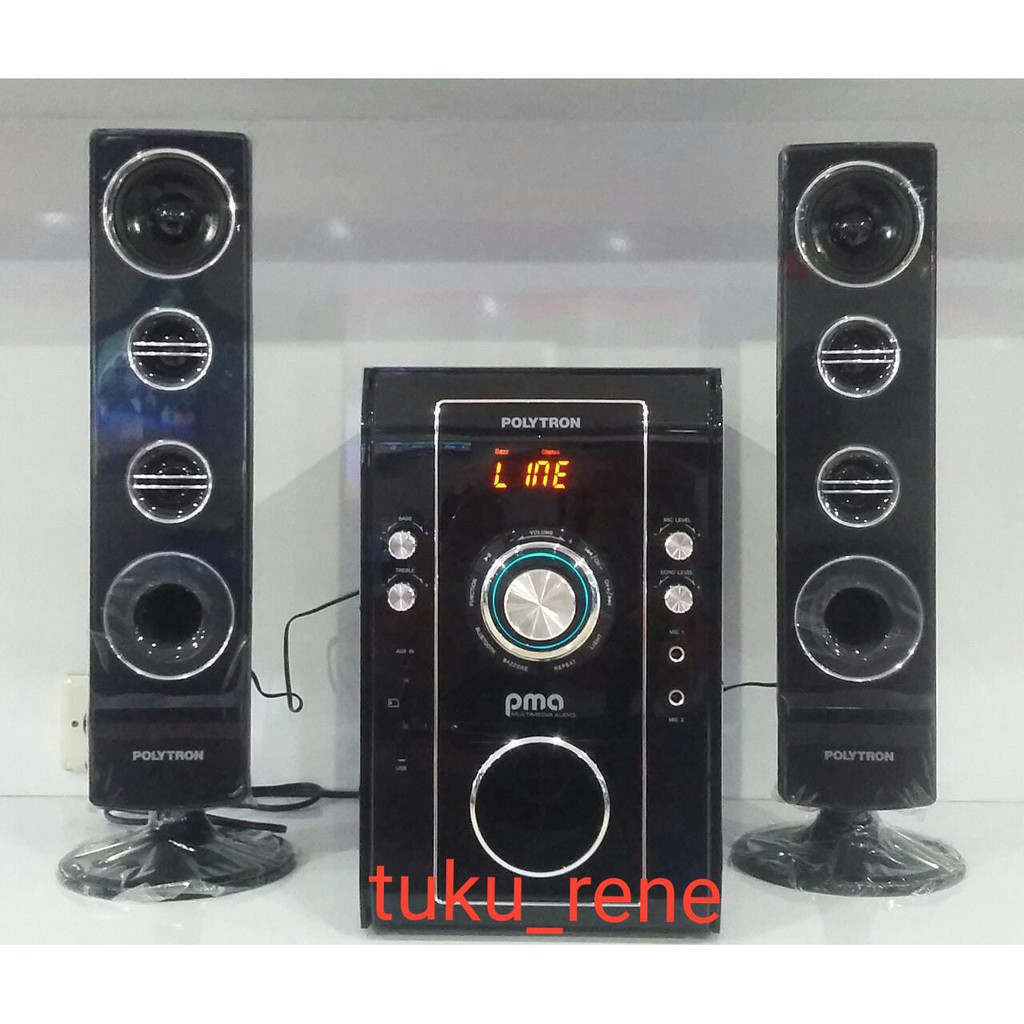 Speaker Polytron PMA 9506 USB Bluetooth Multimedia | Shopee Indonesia