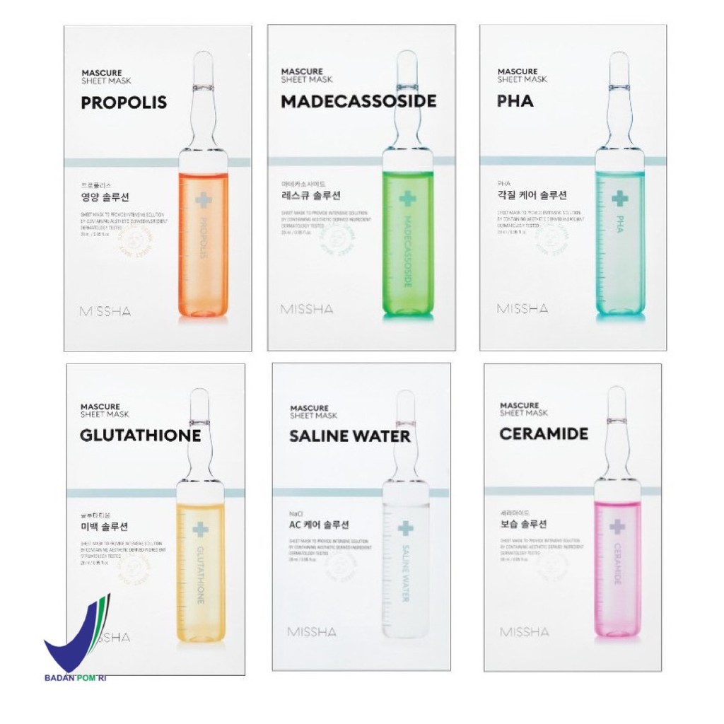 BEHROUZ - [BPOM] MISSHA Mascure Solution Sheet Mask - Masker Wajah